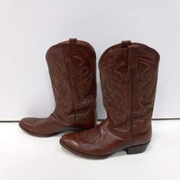 Dan Post Brown Leather 'Milwaukee' Western Boots Size 10 alternative image