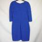 Adrianna Papell Royal Blue Ruffled Dress Sz 14P image number 2
