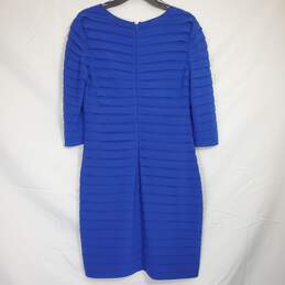 Adrianna Papell Royal Blue Ruffled Dress Sz 14P alternative image