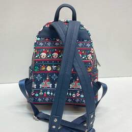 Loungefly X Disney Parks Ugly Christmas Sweater Mini Backpack Multicolor alternative image