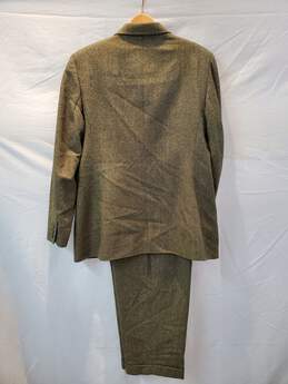 Talbots 3 Piece Dark Green Suit Jacket/Pants/Skirt Women's Size 14 alternative image