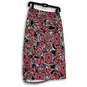 NWT Womens Multicolor Paisley Elastic Waist Pull-On Wrap Skirt Size Small image number 1