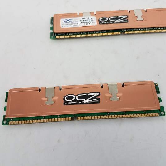 Set of 2 OCZ PC3200 512MB RAM image number 4
