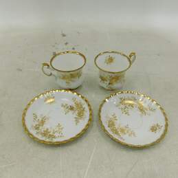 Vintage Royal Albert Bone China Antoinette Tea Cup & Saucer Bundle