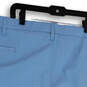 NWT Mens Blue Supreme Flex Flat Front Slash Pockets Chino Shorts Size 50 image number 4