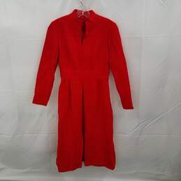 Woman's Red Sweater Dress