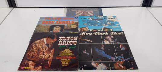 Bundle of 5 Assorted Country Vinyl Records image number 1