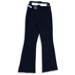 NWT Worthington Womens Blue Denim Dark Wash 5-Pocket Design Flared Jeans Size 10 alternative image