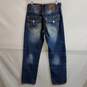 True Religion distressed jeans embroidered stitching men's 38 image number 2