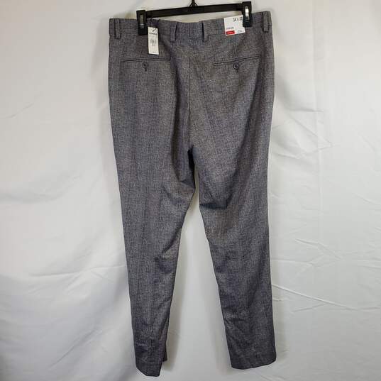Express Men's Gray Dress Up Pants SZ 34x32 NWT image number 2