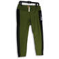 NWT Womens Olive Green High Elastic Waist Pull-On Ankle Leggings Size XL image number 1