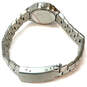 Designer Fossil PR-1690 Silver-Tone Strap Round Blue Dial Analog Wristwatch image number 4