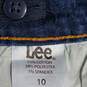 Lee Women's Skinny Fit Straight Leg Jeans Size 10 image number 3