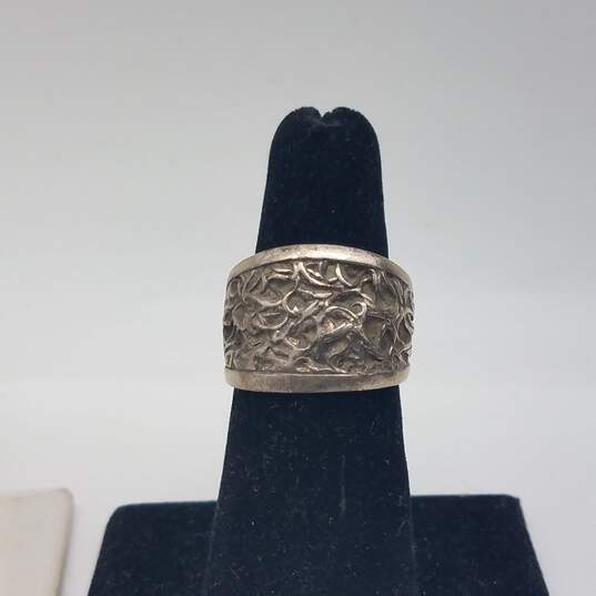 Sterling Silver Assorted Ring Bundle 4pcs Sz 3 1/2-7 18.6g image number 2