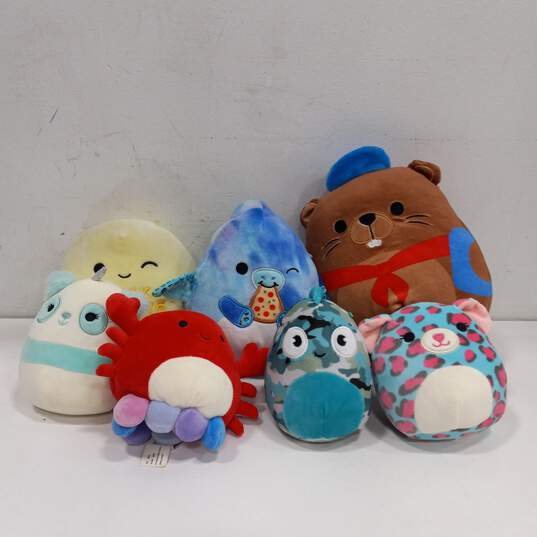Lot of Seven Assorted Squishmallows Stuffed Toys image number 1