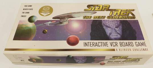 Star Trek The Next Generation A Klingon Challenge Interactive VCR VHS Board Game image number 1