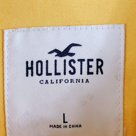 Hollister Women Yellow Jean Jacket L NWT image number 5