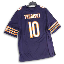 Mens Blue Chicago Bears Mitch Trubisky #10 NFL Football Jersey Size XL alternative image
