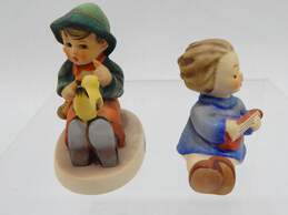 Vintage Goebel Hummel Angel with Lute #238 & Singing Lesson #63 Figurines alternative image