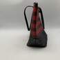 Kate Spade Womens Greta Court Black Red Glitter Zipper Penny Tote Bag Purse image number 3