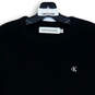 Womens Black Slim Fit Short Sleeve Crew Neck Pullover T-Shirt Size Small image number 3