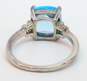 925 Sterling Silver White Sapphire, Blue Topaz & Diamond Accent Jewelry image number 4