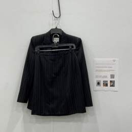 Armani Collezioni Womens Black Blazer & Skirt 2 Piece Set Size 6 With COA