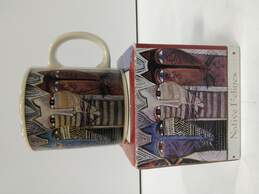 2004 Laurel Burch Wine Things Unlimited "Native Felines" Ceramic Coffee Mug