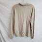 Mount Cashmere Long Sleeve Quarter Button Pullover Sweater Size L image number 2