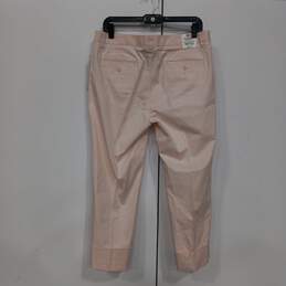 Polo Jeans Women's Powder Pink Stretch Cuffed Crop Pants Size 12 with Tags alternative image