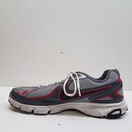 Nike Incinerate Grey Red Athletic Shoes Men's Size 13 alternative image