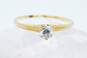 14K Yellow Gold 0.25 CT Solitaire Diamond Ring 1.5g image number 1