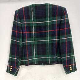 Vintage Herbert Grossman Women's Plaid Suit Jacket Size 8 Union Made alternative image