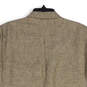 NWT Mens Tan Notch Lapel Flap Pocket Long Sleeve Two Button Blazer Size 44R image number 4