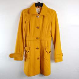 Tulle Original Clothing Women Mustard Coat XS