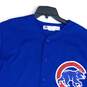 Genuine Merchandise Majestic Mens Blue Red Chicago Cubs #17 MLB Jersey Size XL image number 3