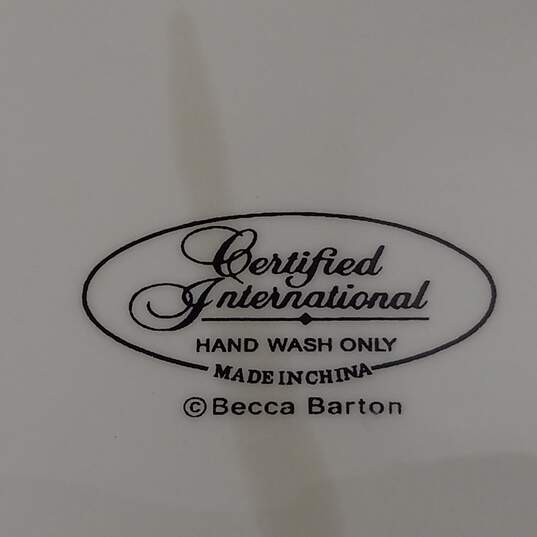 Certified International By Becca Barton Fall Pumpkin Platter Tray image number 3