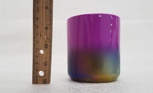 Starbucks 2021 Summer Purple Iridescent Rainbow 8 Oz. Ceramic Mug With Sip Lid image number 2