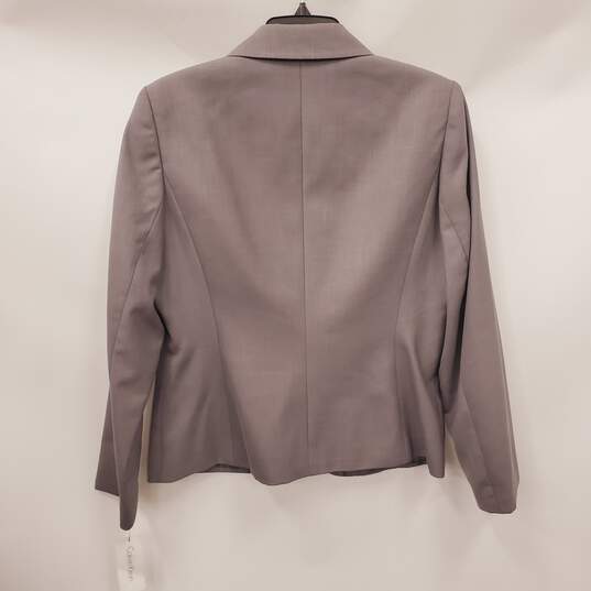 Calvin Klein Women Grey Blazer Suit Jacket10 NWT image number 1