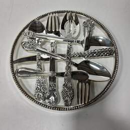 Silver Plate Cutlery Trivet Wall Decor