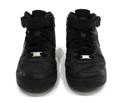 Nike Air Force 1 Mid '07 Black Men's Shoe Size 10 image number 1