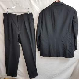 Brooks Brothers black wool tuxedo suit XL alternative image