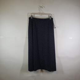 Womens Geometric Regular Fit Knee Length A Line Skirt Size 12 alternative image