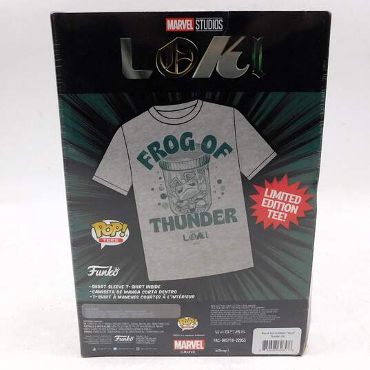 Funko Pop Tees Marvel Loki Frog of Thunder T-Shirt Sealed Size 2XL image number 2