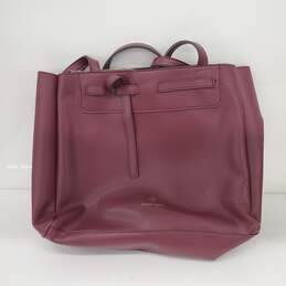 Nanette Lepore Burgundy Arriss Triple Section Shoulder Tote Bag Women Handbags
