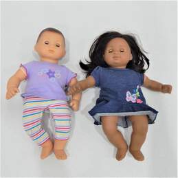 American Girl Dolls Bitty Baby W/ Bitty Twin Girl Doll Brown Hair & Eyes