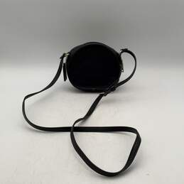 Coach Womens Black Leather Circle Adjustable Strap Crossbody Bag Purse Sz Small alternative image
