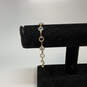 Designer Swarovski Gold-Tone Sparking Crystal Clear Chain Bracelet image number 1