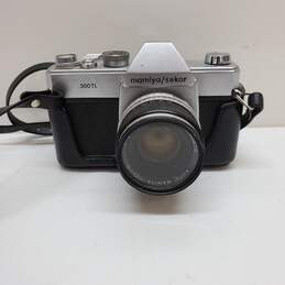 Vintage Mamiya/Sekor 500 TL 35mm Film Camera with 50mm f/2 Lens
