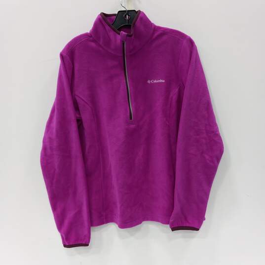 Women's Magenta Columbia Thermal Sweater Size M image number 1
